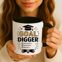 Goal Digger Graduation Checklist Design Mug