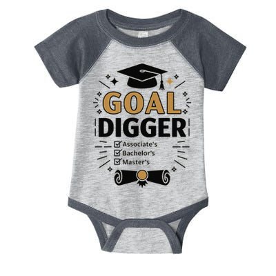 Goal Digger Graduation Checklist Design Infant Baby Jersey Bodysuit