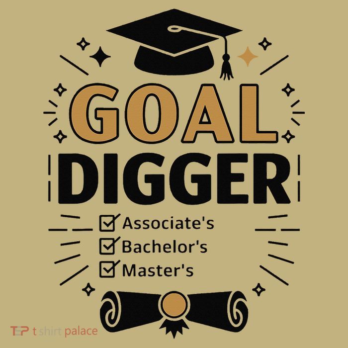 Goal Digger Graduation Checklist Design Button