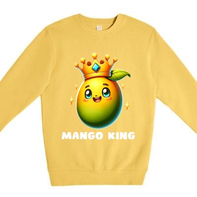 Go Dad Gos Fruit Lover Go King Meaningful Gift Premium Crewneck Sweatshirt