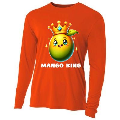 Go Dad Gos Fruit Lover Go King Meaningful Gift Cooling Performance Long Sleeve Crew