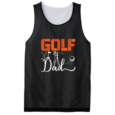 Golf Dad Golf Clubs Gift For Dad Sport Father's Day Mesh Reversible Basketball Jersey Tank