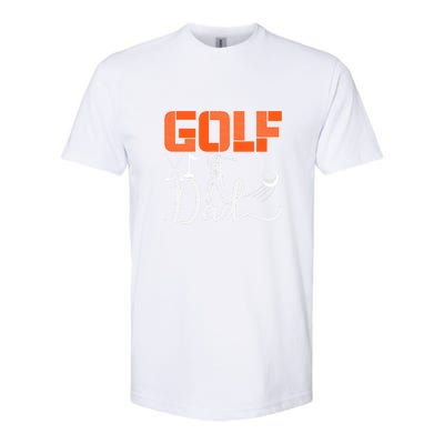 Golf Dad Golf Clubs Gift For Dad Sport Father's Day Softstyle CVC T-Shirt