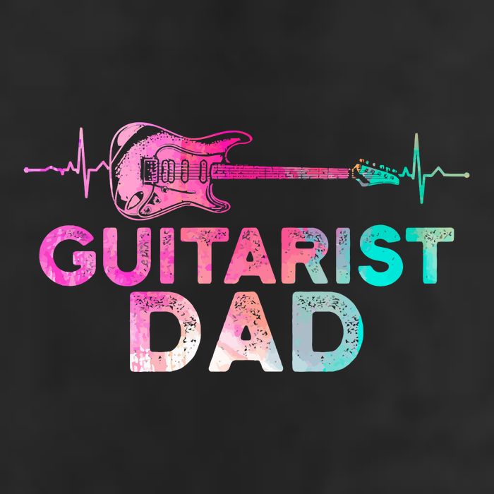 Guitarist Dad 7 Panel Mesh Trucker Snapback Hat