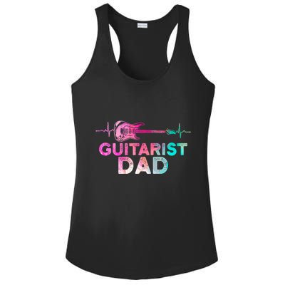 Guitarist Dad Ladies PosiCharge Competitor Racerback Tank