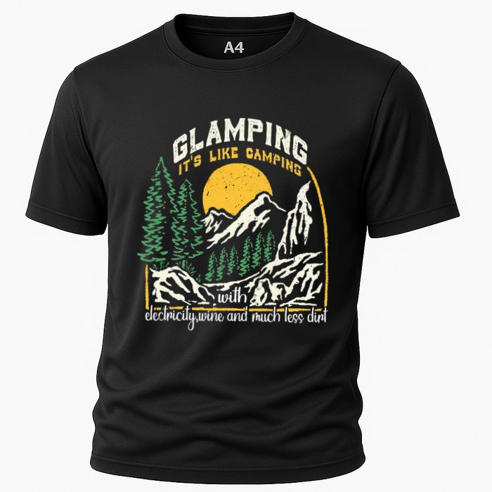 Glamping Definition Glamper Its Like Camping Spark Campers Performance Shirt