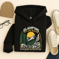 Glamping Definition Glamper Its Like Camping Spark Campers Hoodie