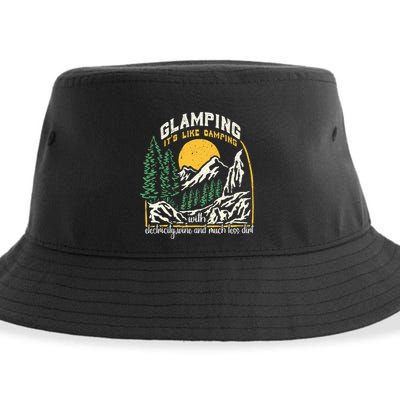 Glamping Definition Glamper Its Like Camping Spark Campers Sustainable Bucket Hat