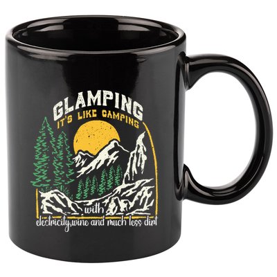 Glamping Definition Glamper Its Like Camping Spark Campers 11oz C Handle Ceramic Mug