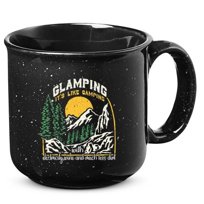Glamping Definition Glamper Its Like Camping Spark Campers 15oz Campfire Ceramic Mug
