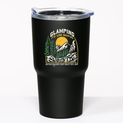 Glamping Definition Glamper Its Like Camping Spark Campers Tumbler