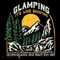 Glamping Definition Glamper Its Like Camping Spark Campers Magnet