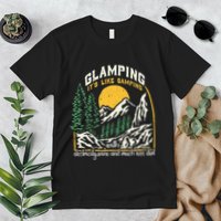 Glamping Definition Glamper Its Like Camping Spark Campers Premium T-Shirt