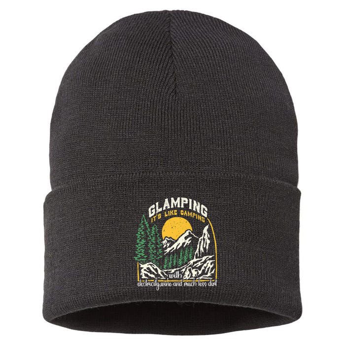 Glamping Definition Glamper Its Like Camping Spark Campers Sustainable Knit Beanie