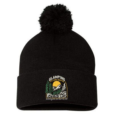 Glamping Definition Glamper Its Like Camping Spark Campers Pom Pom 12in Knit Beanie