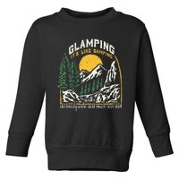 Glamping Definition Glamper Its Like Camping Spark Campers Toddler Sweatshirt