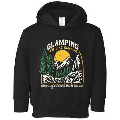 Glamping Definition Glamper Its Like Camping Spark Campers Toddler Hoodie