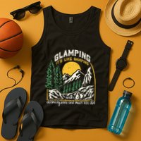 Glamping Definition Glamper Its Like Camping Spark Campers Tank Top