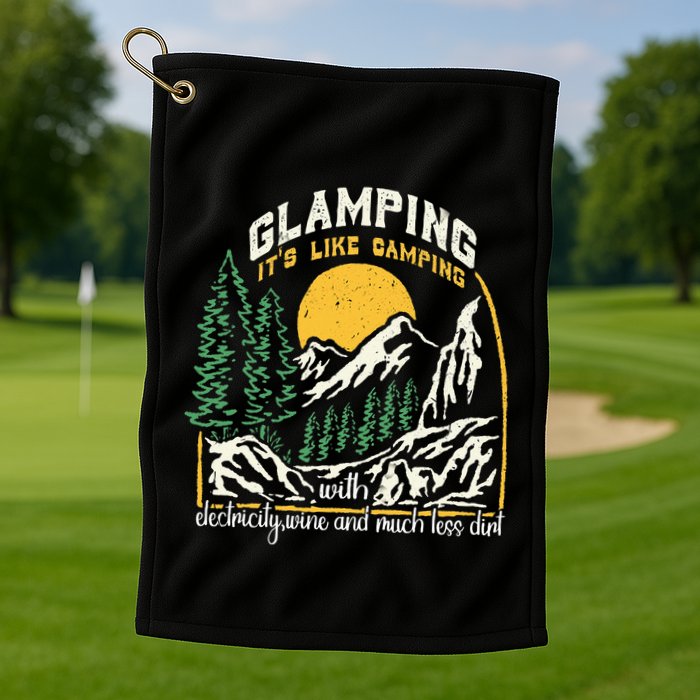 Glamping Definition Glamper Its Like Camping Spark Campers Golf Towel