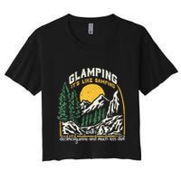 Glamping Definition Glamper Its Like Camping Spark Campers Crop Top