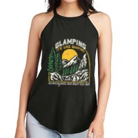 Glamping Definition Glamper Its Like Camping Spark Campers Women's Perfect Tri Rocker Tank