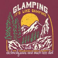 Glamping Definition Glamper Its Like Camping Spark Campers 16oz Travel Tumbler
