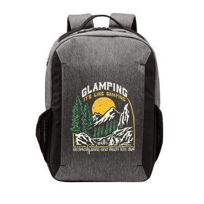 Glamping Definition Glamper Its Like Camping Spark Campers Vector Backpack