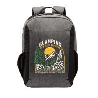 Glamping Definition Glamper Its Like Camping Spark Campers Vector Backpack