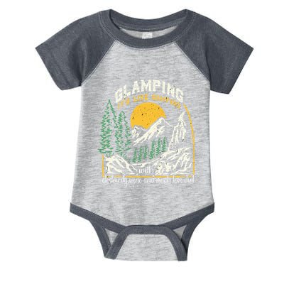 Glamping Definition Glamper Its Like Camping Spark Campers Infant Baby Jersey Bodysuit