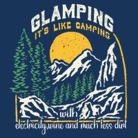 Glamping Definition Glamper Its Like Camping Spark Campers Infant Baby Jersey Bodysuit