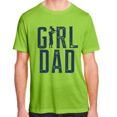 Girl Dad Gifts Dad Daughter Adult ChromaSoft Performance T-Shirt