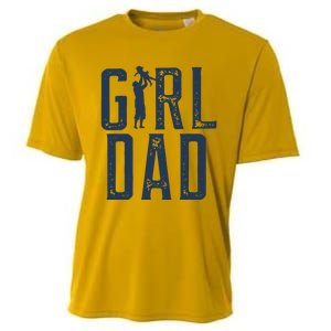 Girl Dad Gifts Dad Daughter Cooling Performance Crew T-Shirt