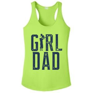 Girl Dad Gifts Dad Daughter Ladies PosiCharge Competitor Racerback Tank