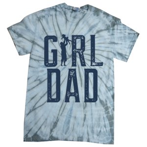 Girl Dad Gifts Dad Daughter Tie-Dye T-Shirt