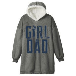 Girl Dad Gifts Dad Daughter Hooded Wearable Blanket