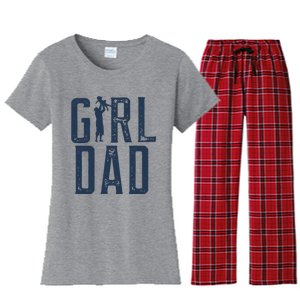 Girl Dad Gifts Dad Daughter Women's Flannel Pajama Set