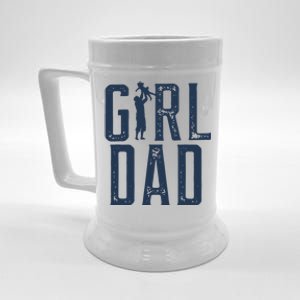 Girl Dad Gifts Dad Daughter Beer Stein