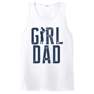 Girl Dad Gifts Dad Daughter PosiCharge Competitor Tank