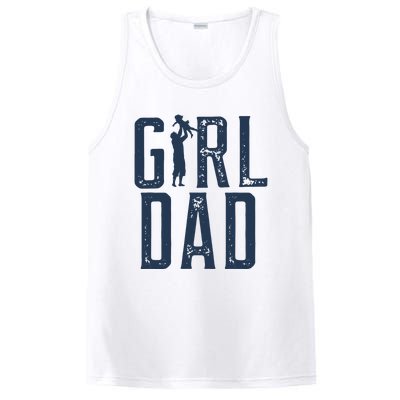 Girl Dad Gifts Dad Daughter PosiCharge Competitor Tank