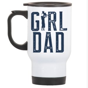 Girl Dad Gifts Dad Daughter Stainless Steel Travel Mug