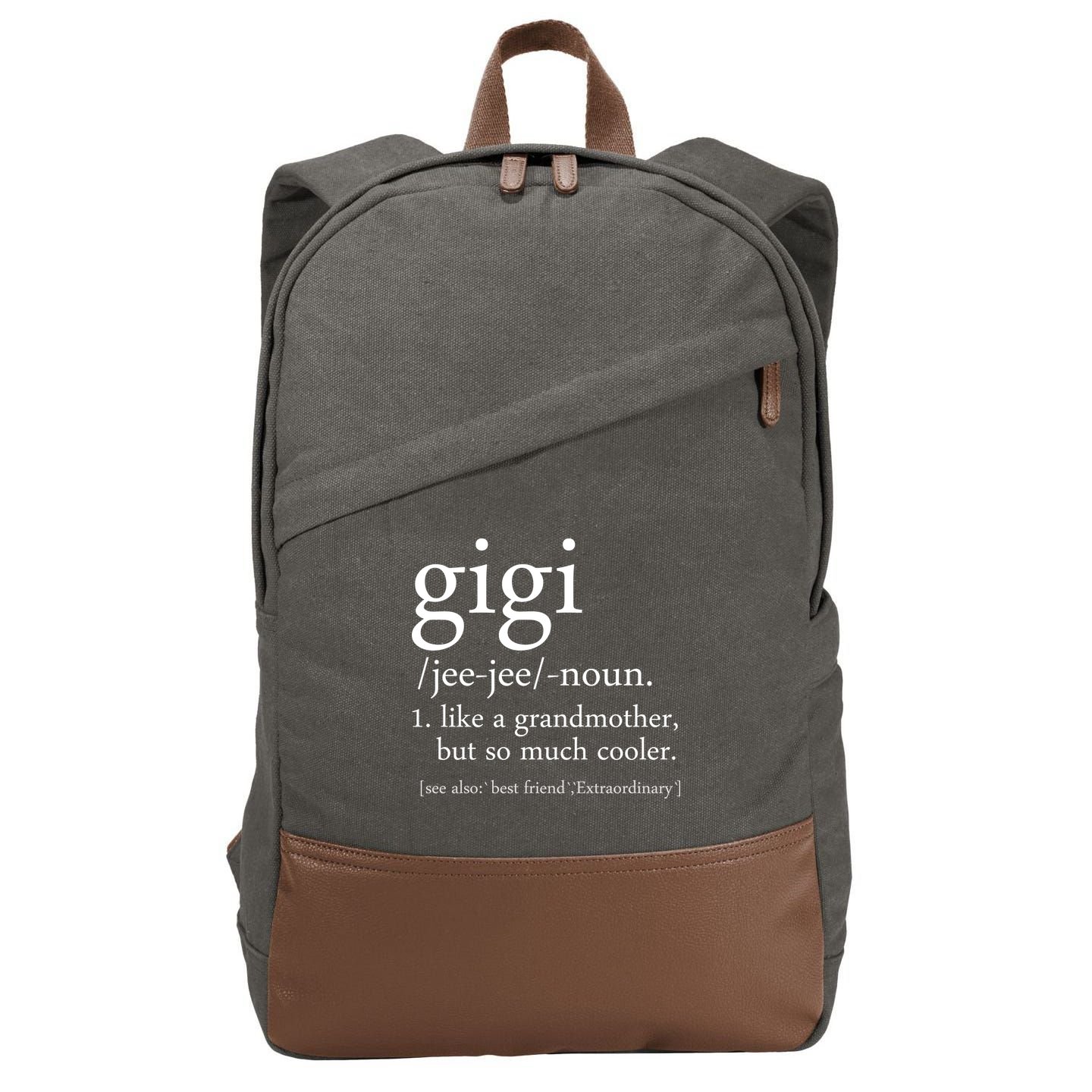 Gigi Definition Cotton Canvas Backpack