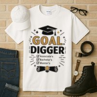Goal Digger Graduation Checklist Design Tall T-Shirt