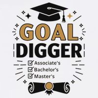 Goal Digger Graduation Checklist Design Tall T-Shirt