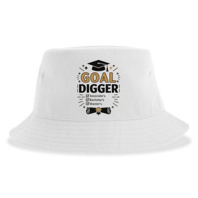 Goal Digger Graduation Checklist Design Sustainable Bucket Hat