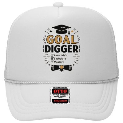 Goal Digger Graduation Checklist Design Trucker Hat