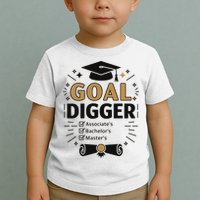 Goal Digger Graduation Checklist Design Toddler T-Shirt