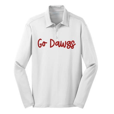 Go D.A.W.G.S Silk Touch Performance Long Sleeve Polo