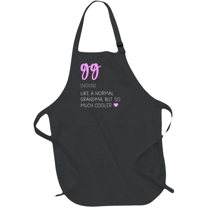 Gg Definition Full-Length Apron With Pockets