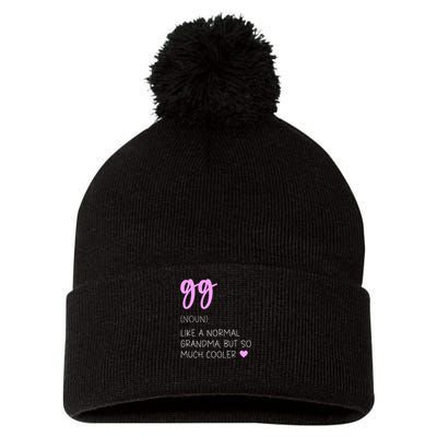 Gg Definition Pom Pom 12in Knit Beanie