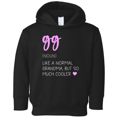 Gg Definition Toddler Hoodie
